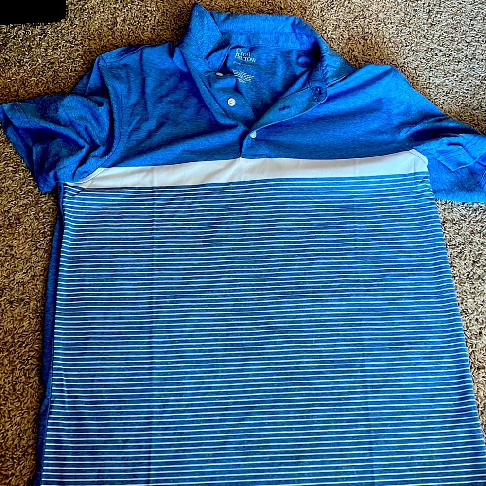 Croft and Barrow performance golf shirt large